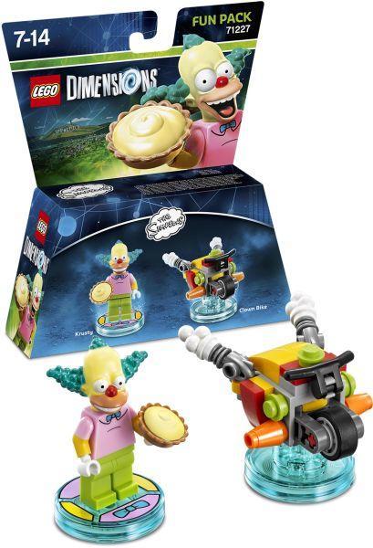 LEGO Dimensions Fun Pack The Simpsons-Krusty the Clown, Verzamelen, Beelden en Beeldjes, Nieuw, Ophalen of Verzenden