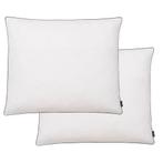 vidaXL Kussens 2 st zwaar 70x60 cm dons-/verenvulling wit, Verzenden, Nieuw, Wit