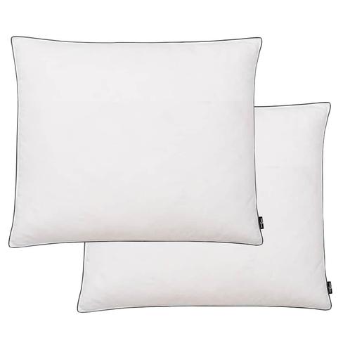 vidaXL Kussens 2 st zwaar 70x60 cm dons-/verenvulling wit, Huis en Inrichting, Slaapkamer | Beddengoed, Wit, Nieuw, Verzenden