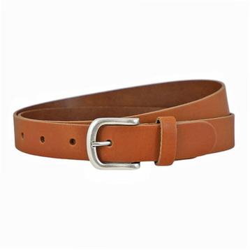 Landley Leren Dames Riem - Leer - 3 cm - Cognac - 115 beschikbaar voor biedingen