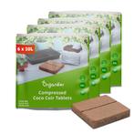 Coco Coir Kokossubstraat Tabletten - 24-pack van 10L zakken,, Verzenden, Mest