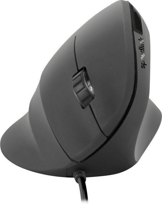 Speedlink Piavo - Verticale Ergonomische USB Muis - Zwart, Computers en Software, Muizen, Verzenden