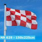 NR 629: Vlag Noord-Brabant 150x225cm standaard, Diversen, Vlaggen en Wimpels, Nieuw
