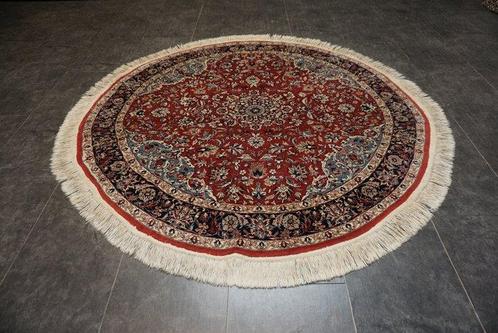 Runder Isfahan - Tapijt - 155 cm - 155 cm, Huis en Inrichting, Stoffering | Tapijten en Kleden