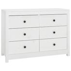 Dressoir Grenenhout Wit 100cm - Retourdeal - 35% Korting!, Huis en Inrichting, Kasten | Dressoirs, 100 tot 150 cm, Nieuw, Ophalen of Verzenden