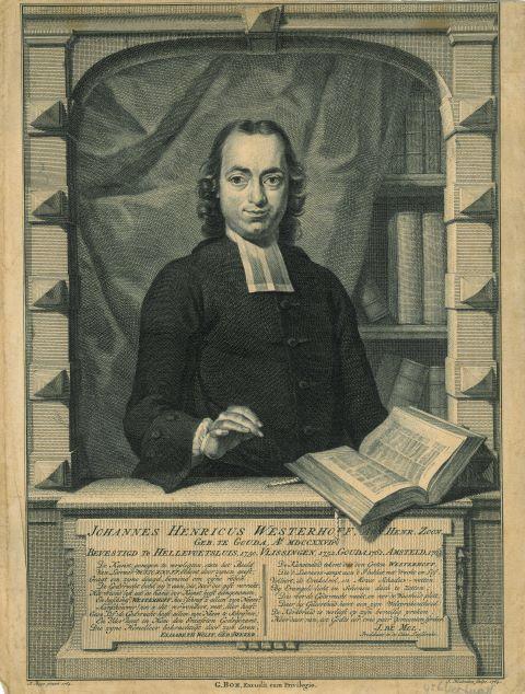 Portrait of Johannes Henricus Westerhoff, Antiek en Kunst, Kunst | Etsen en Gravures