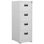 Stalen Archiefkast - Lichtgrijs - Retourdeal - 4 Lades, Minder dan 50 cm, 100 tot 150 cm, Nieuw, Ophalen of Verzenden