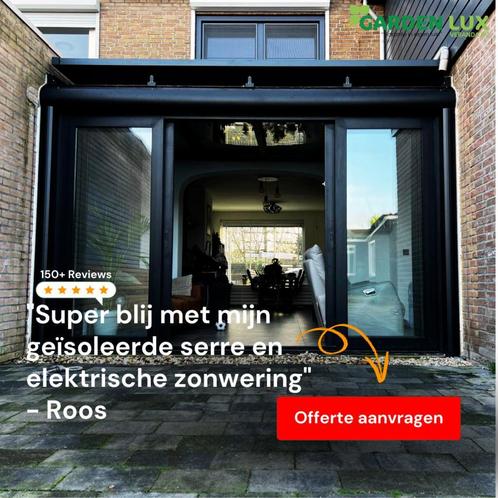 Geïsoleerde Veranda - Uitbreiding van uw woning, Tuin en Terras, Overkappingen, Nieuw, Veranda