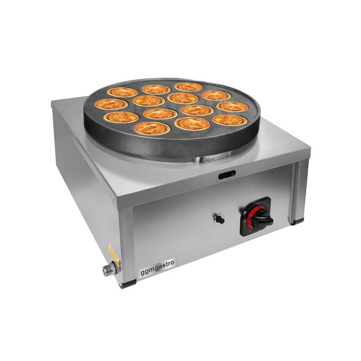 GGM Gastro | Crêpe maker op gas - Vorm: 14 poffertjes |, Zakelijke goederen, Horeca | Keukenapparatuur, Verzenden