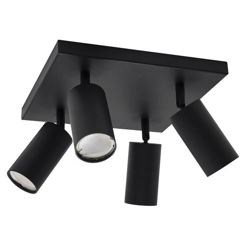 Opbouw plafond spot Vierkant Excl. spots zwart GU10 fitting, Huis en Inrichting, Lampen | Spots, Ophalen of Verzenden