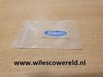 wilesco stoommachine sticker ovaal blauw (verzending 1,50), Hobby en Vrije tijd, Modelbouw | Overige, Nieuw, Ophalen of Verzenden