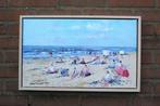 Van Noort (XX-XXI) - Zonnig strandgezicht Zandvoort, Antiek en Kunst