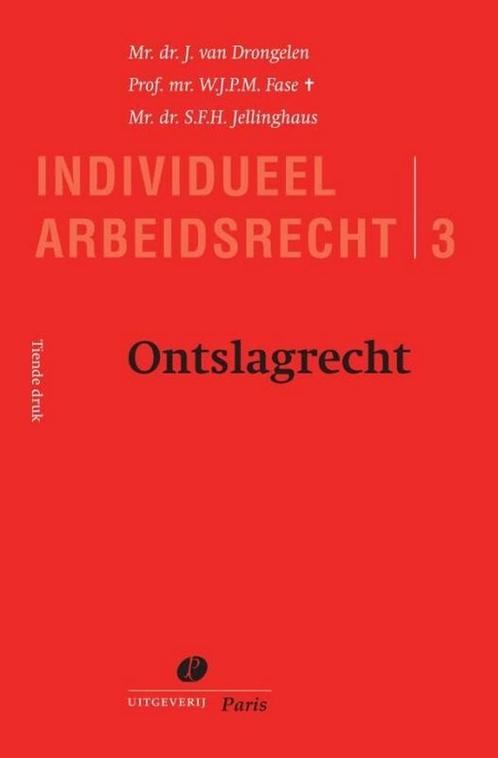 9789462512689 Serie Individueel Arbeidsrecht 3 -   Ontsla..., Boeken, Schoolboeken, Zo goed als nieuw, Verzenden