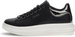 Guess Vibo Dames Sneakers Laag - Black Gun Metal - Maat 36, Verzenden, Nieuw