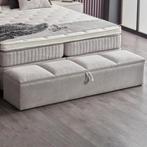 Opberg Boxspring Liberta Beige - 180x200 cm, Verzenden, Nieuw, Beige, Modern