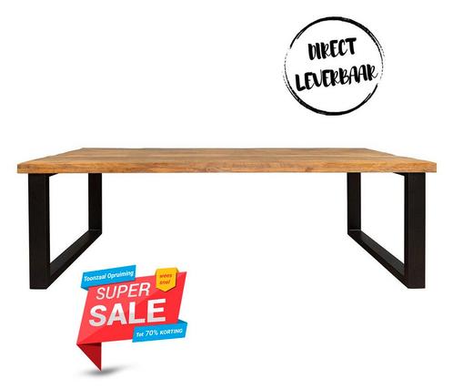 ***SALE*** Mango eettafel 200cm OP=OP, Huis en Inrichting, Tafels | Eettafels, Verzenden