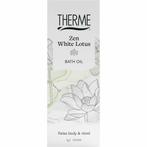 1+1 gratis: Therme Badolie Zen White Lotus 100 ml, Sieraden, Tassen en Uiterlijk, Uiterlijk | Haarverzorging, Nieuw, Verzenden