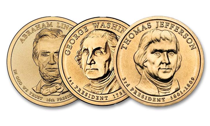 Historic Presidental Gold Dollar Set, Postzegels en Munten, Munten | Nederland, Verzenden