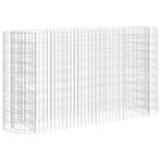 Verhoogde Gabion plantenbak | Tweedekansje | 40% Korting, Tuin en Terras, Bloembakken en Plantenbakken, 100 cm of meer, Nieuw