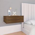 vidaXL Nachtkastjes 2 st zwevend 40x30x15 cm bewerkt hout, Huis en Inrichting, Slaapkamer | Nachtkastjes, Verzenden, Nieuw