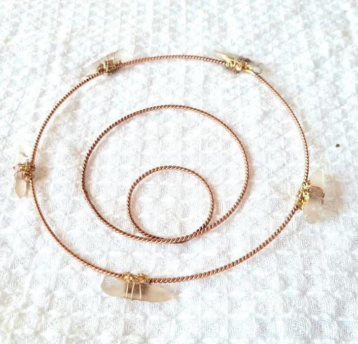 Diverse koperen cubit tensor ringen, Verzamelen, Mineralen en Fossielen, Mineraal