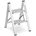2dekans | Coast Opvouwbare Trapladder- 2 Treden - Tot 150 kg, Doe-het-zelf en Verbouw, Ladders en Trappen, Ophalen of Verzenden