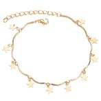 Fako Bijoux® - Enkelbandje - Enkelsieraad - Sterretjes &, Sieraden, Tassen en Uiterlijk, Enkelbandjes en Enkelkettinkjes, Verzenden