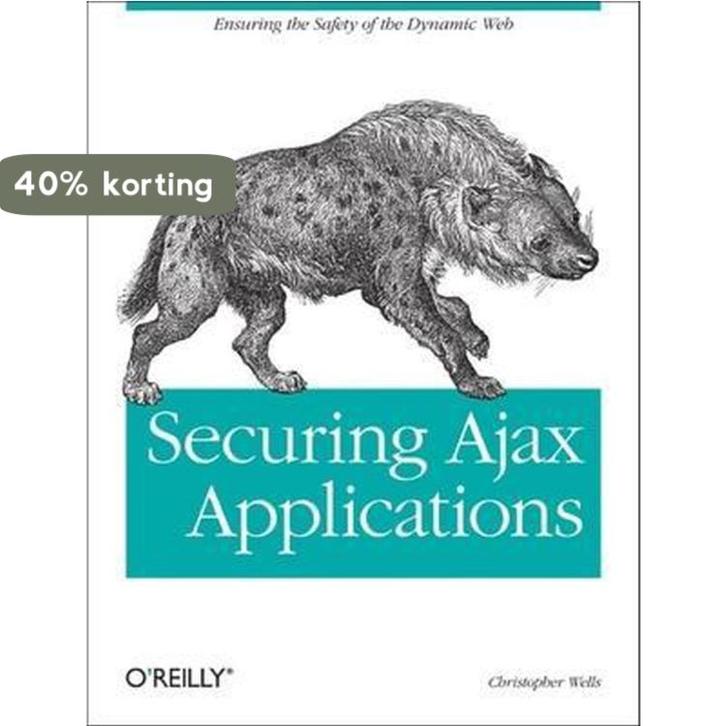 Securing Ajax Applications 9780596529314 Christopher Wells, Boeken, Taal | Engels, Gelezen, Verzenden