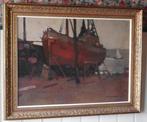 Joop Kropff (1892-1979) - Schip In Het Dok Te Scheveningen
