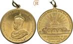 Goudbrons medaille 1896 Preussen Pruisen: Wilhelm I, 1861..., Postzegels en Munten, Penningen en Medailles, Verzenden