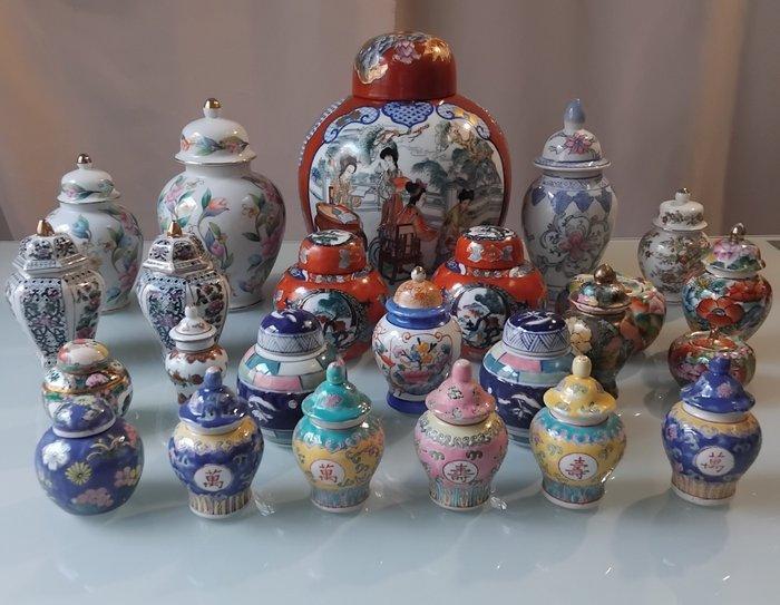 Themacollectie - Gemberpotten. Japan en China. - Kutani e, Antiek en Kunst, Antiek | Speelgoed