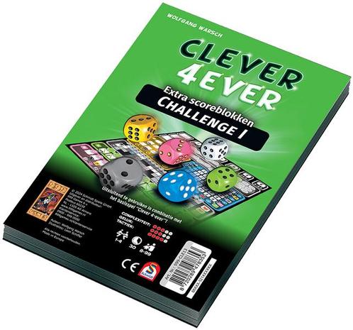 Clever 4Ever Challenge - Scoreblokken | 999 Games -, Hobby en Vrije tijd, Gezelschapsspellen | Bordspellen, Nieuw, Verzenden
