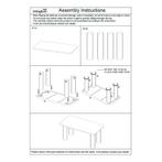 Badou 240cm-31102, Huis en Inrichting, Tafels | Eettafels, Ophalen of Verzenden, Nieuw