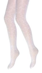 Panty - Curtney - Wit - Barok motief, Kleding | Dames, Verzenden, Nieuw