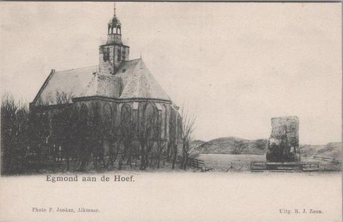 EGMOND AAN DEN HOEF - Kerk met Ruïne, Verzamelen, Ansichtkaarten | Nederland, Verzenden