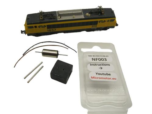 micromotor NF003G N ombouwkit voor fleischmann NS1600 SNCF, Hobby en Vrije tijd, Modeltreinen | N-Spoor, Gelijkstroom, Overige typen