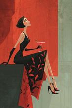 I_KONIQ - French style woman wait for her lover