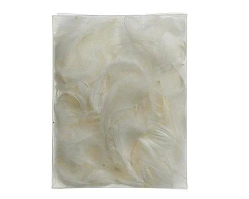 Veren Veertjes Wit +/- 5 cm Pakje  Veren Wit, Hobby en Vrije tijd, Knutselen, Nieuw, Ophalen of Verzenden