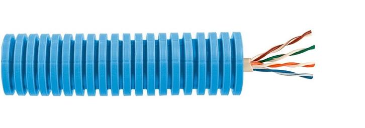 Preflex flexibele buis 16mm met UTP CAT.6 kabel 100 meter, Doe-het-zelf en Verbouw, Elektra en Kabels