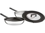 Essentials 3-delige pannenset Uqonic Downdraft - Zwart -, Verzenden, Zo goed als nieuw