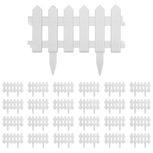 Gazonrand Wit 25st - Tweedekansje - Tuinier Musthave!, Tuin en Terras, Bielzen en Borders, 200 cm of meer, Nieuw, Kunststof, Border