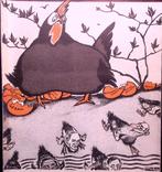 Spotprent met Nederlandse politieke figuren afgebeeld als..., Verzenden