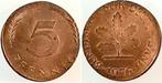 Duitsland 5 Pfennig 1976 J gepraegt auf 1 Pfennig Rohling..., Verzenden