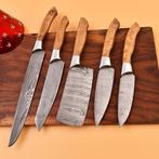 Keukenmes - Chefs knife - Damaststaal, Olijfhout - Noord