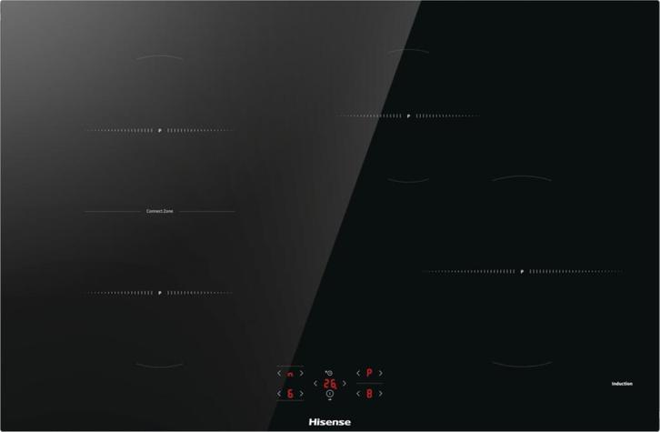 Hisense Hi8421bsc - Inductiekookplaat - 80 cm - 4 kookzones, Witgoed en Apparatuur, Kookplaten, Nieuw, Ophalen of Verzenden