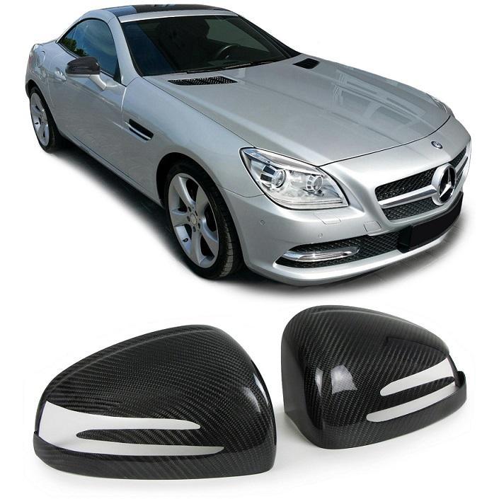 Spiegelkappen Carbon Mercedes SLK R172, Auto-onderdelen, Overige Auto-onderdelen, Ophalen of Verzenden