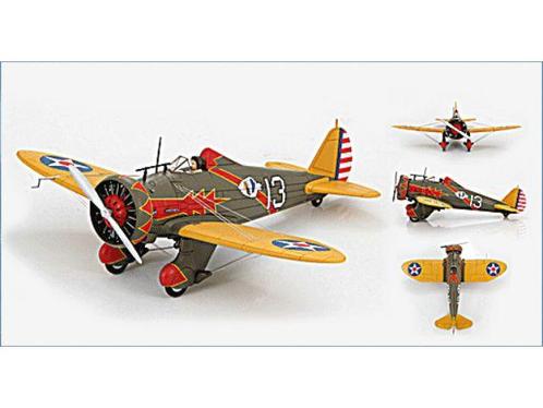 Schaal 1:48 HOBBY MASTER Boeing P-26A Peashooter 94th Pur..., Hobby en Vrije tijd, Modelbouw | Vliegtuigen en Helikopters, Gebruikt