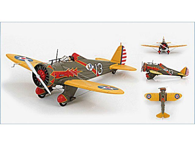Schaal 1:48 HOBBY MASTER Boeing P-26A Peashooter 94th Pur..., Hobby en Vrije tijd, Modelbouw | Vliegtuigen en Helikopters, Gebruikt