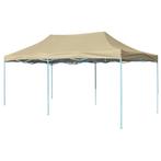 vidaXL Vouwtent pop-up 3x6 m crèmewit, Tuin en Terras, Partytenten, Verzenden, Nieuw