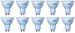 GU10 spot 10 stuks | PAR16 bajonetsluiting | LED 6W=40-45W |, Huis en Inrichting, Lampen | Losse lampen, Verzenden, Nieuw
